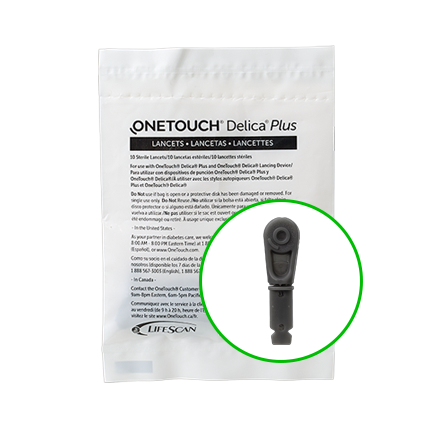 Delica lancet baggie