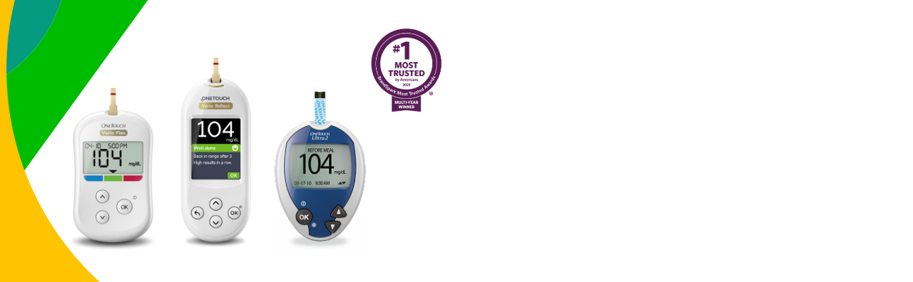 OneTouch blood glucose meters - Verio Reflect, Verio Flex and Ultra 2 - Shop now