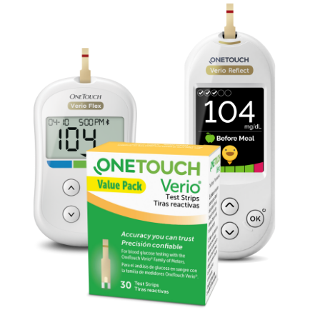 Onetouch Verio Monitors and test strips
