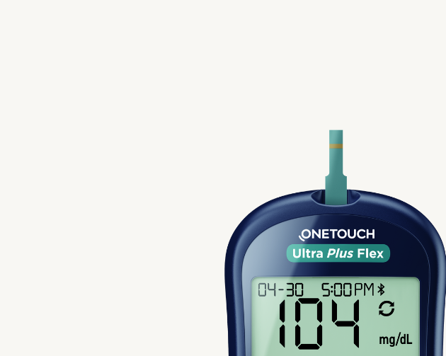 OneTouch Ultra Plus Flex Blood Glucose Meter, Glucose Monitor For Blood  Sugar Test Kit