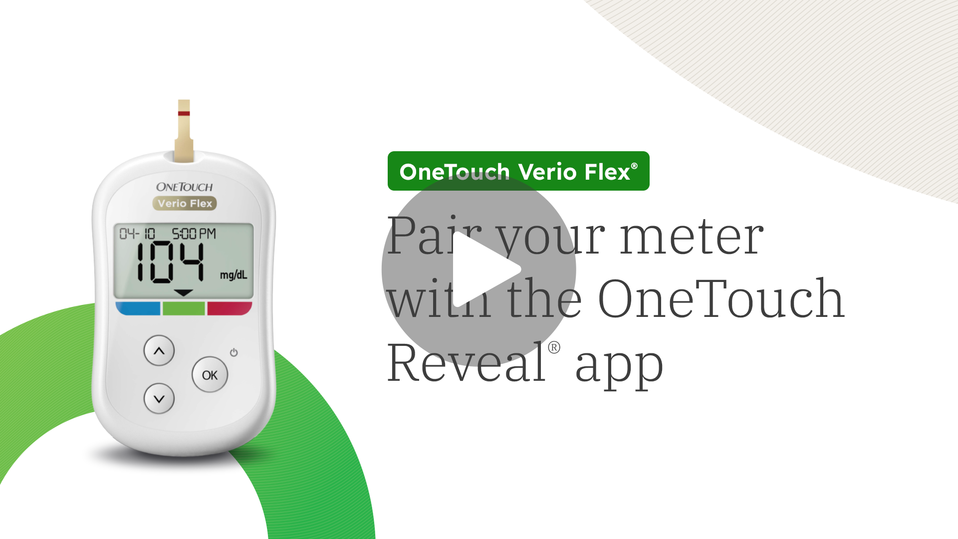 3 easy steps to use Verio Flex® meter