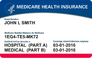 Medicare Example Health Insurance Card