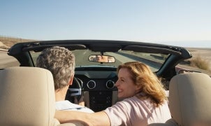 Driving in Covertable