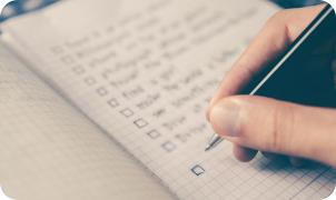 Creating a Written Checklist