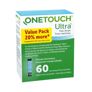 OneTouch® Ultra® test strips - 60 Count