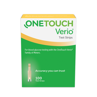 OneTouch Verio® test strips box