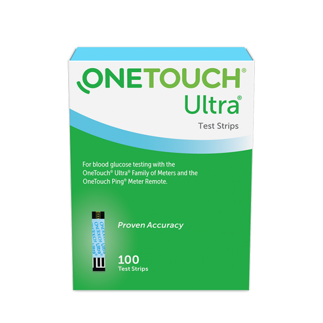 OneTouch Ultra® test strips box