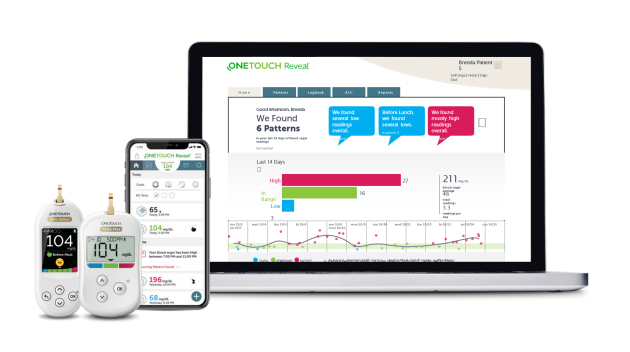 OneTouch Reveal® mobile and web applications and products