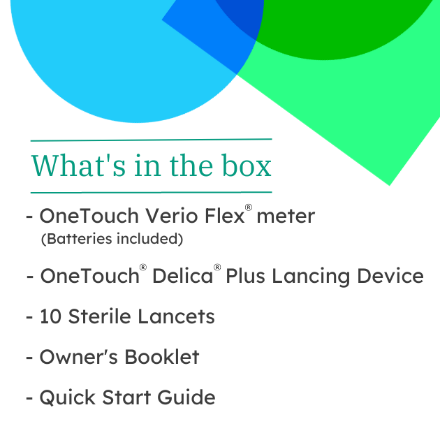 Verio Flex® Blood Glucose Meter
