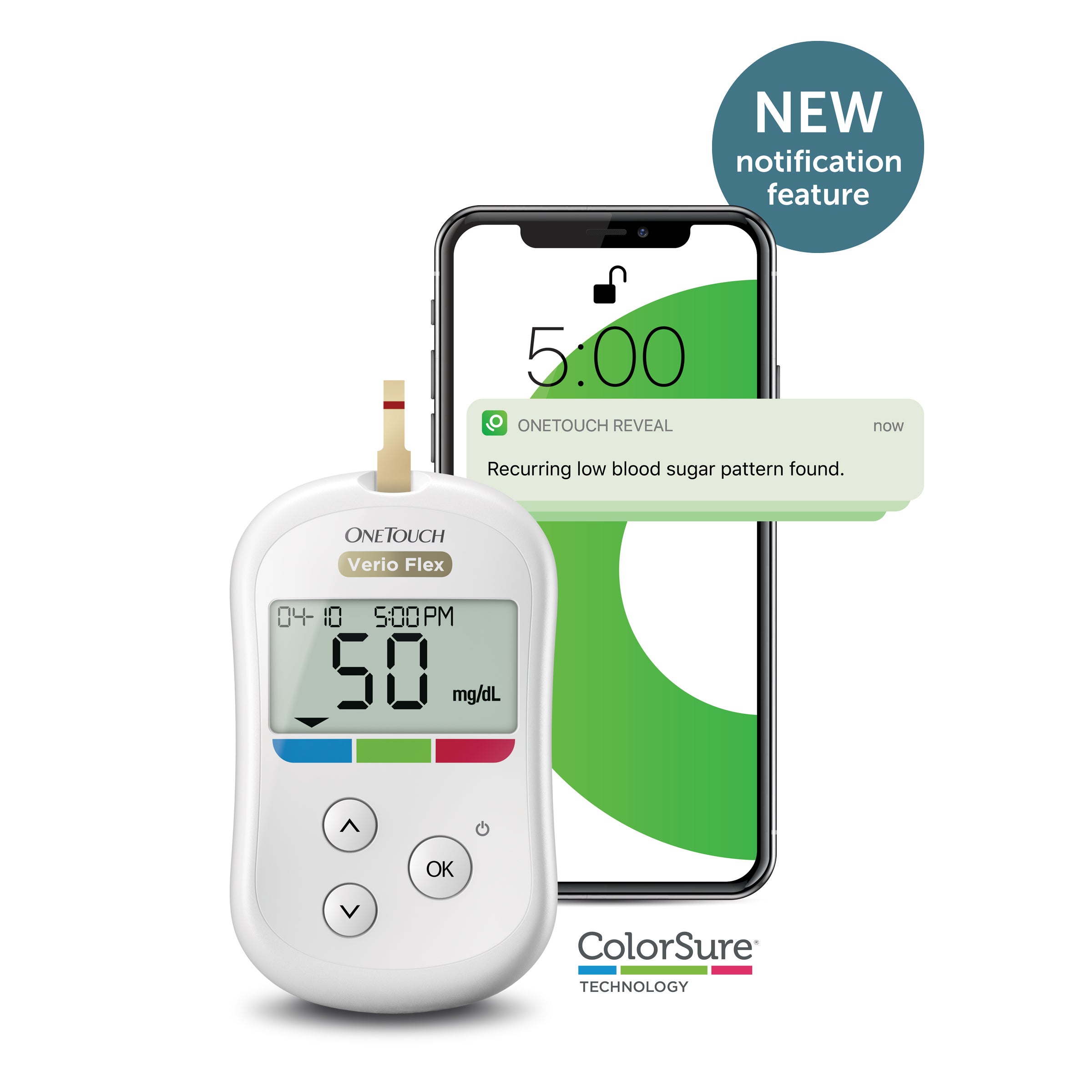 OneTouch Verio Flex Blood Glucose Meter | OneTouch®